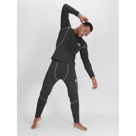 Male thermal underwear, size 50-52, dark gray color-16