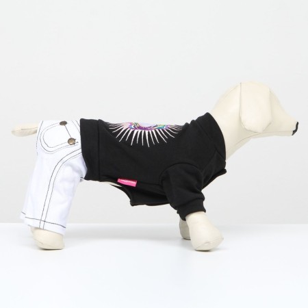 Kombinson "Unicorn", size 10 (DS 25 cm, OG 34 cm, Osh 24 cm), black and white-2