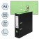 A4, 75 mm, LAMARK, PVC, double-sided coating, metal edging, pocket for a spine, collected, black/green
