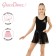 Skirt Solnz for gymnastics and dancing Grace Dance, p. 28-30, black color