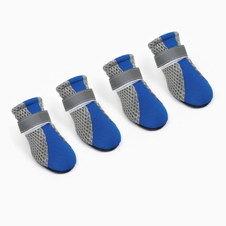 Dog boots "comfort +", size L (5.3 x 4 cm), blue