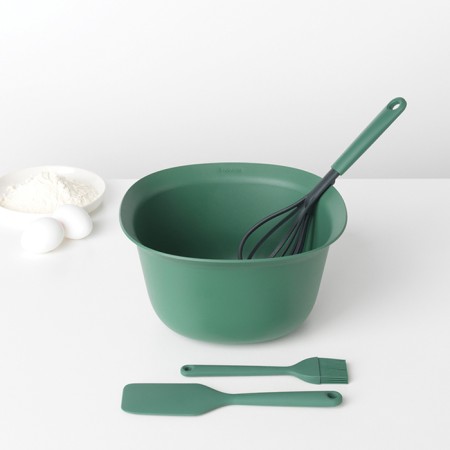 Brabantia tasty+baking set, dark green color, 4 items