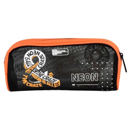 Penal soft, 1 department, 60 x 200 x 90 mm, voluminous, phoenix "neon orange" black/orange 61935-3