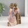 Souvenir Polystone "Beauty Mam with a daughter on the chair" 11x5x14 cm