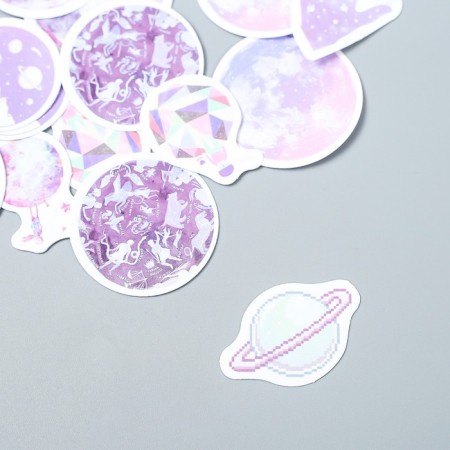 Stickers for creativity "Magic Cosmos" set of 50 pcs 4.4x6.5x1.1 cm-1