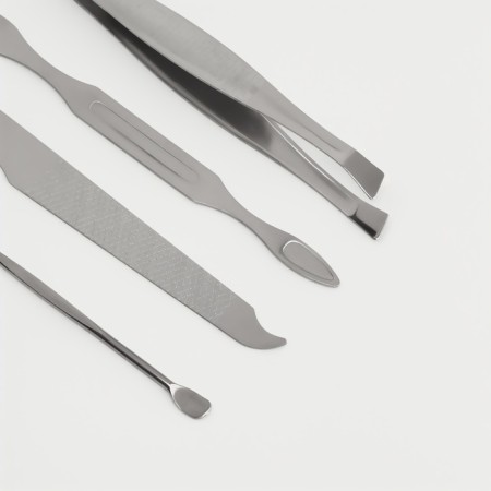 The manicure set "butterfly", 7 items, in a case, multi -colored-5