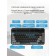 Keyboard A4Tech FSTYLER FBK30 Black/Gray USB wireless BT/Radio Slim Multimedia (FBK3 10045