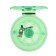 Inertial coil, plastic, diameter 6.5 cm, light green color, 807s