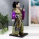 Collectible doll "Samurai in a gold kimono with a sword" 30x12.5x12.5 cm