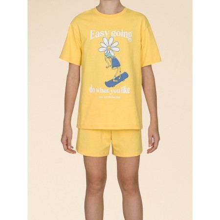 Set for girls, height 92 cm, yellow color