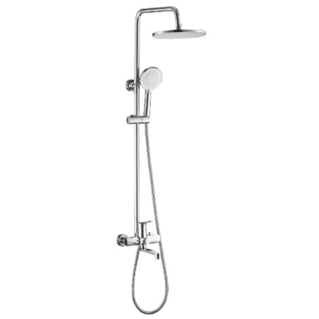 Savol S-600608A shower system, tropical shower, shower set, brass, chrome
