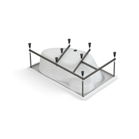 Kaliope bath frame, length 153 cm complete with assembly bag-1