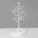 Stand for jewelry "Birds on a tree", 16 × 16 × 31.7 cm, white color