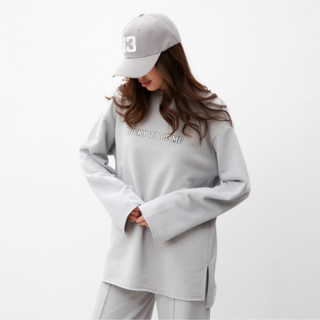 Women's sweatshirt MIST COZY STYLE, Gray, size 46-2