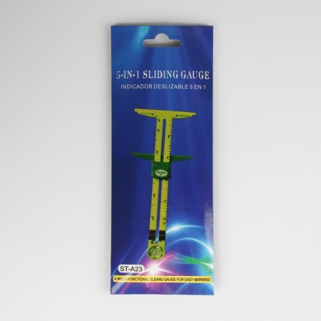 The ruler is multifunctional, for patchwork, 21 × 8 cm, yellow/green color-3