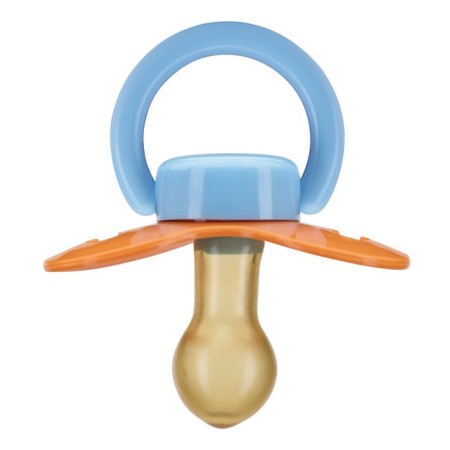 Nipple - Latex classic "bow" dummy, from 0 months, mixtures, set 2 pcs.-3