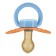 Nipple - Latex classic "bow" dummy, from 0 months, mixtures, set 2 pcs.