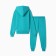Kit for children (sweatshirt, trousers) I am laid down, emerald color, height 128 cm