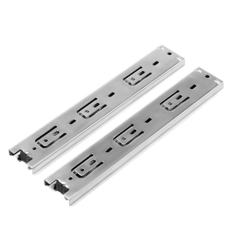 Ballic guides of complete extension, open installation, 42x250 mm, set. 2 pcs.-5