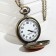Pocket clock "Two-headed eagle", quartz, d dial-4 cm, 5 x 4.5 cm
