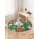 Gingerbread tablecloth tablecloth, round, oxford, elastic band, size 120x120 cm, diameter 75-100 cm
