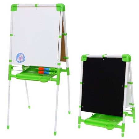 Prayer for children's bilateral “Knowledge Board” is regulated in height, the color of the light