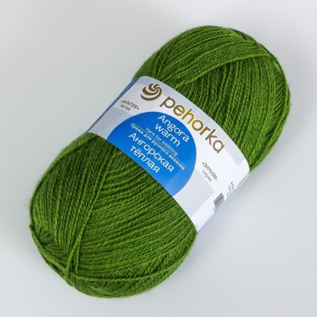 Angora warm yarn 40% wool, 60% acrylic 480m/100g (119 peas)-1