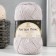 Angara luxury yarn 50% acrylic, 50% mohair 220m/50g (008 silver)