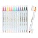 Set of markers 12 colors, bilateral, bullet and cystic tips