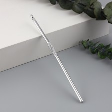 Крючок для вязания, с анодированным покрытием, d = 4 мм, 15 см