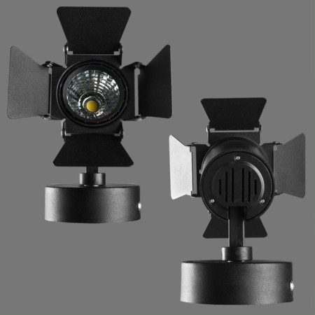 Spot Track Lights 1x9W Led Black 9x18x15 cm-1