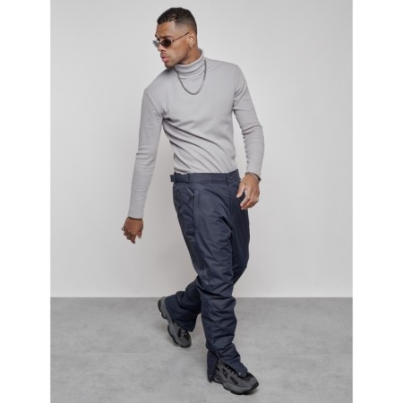 Semi-combinezone ski insulated male winter, size 48, dark blue color-14