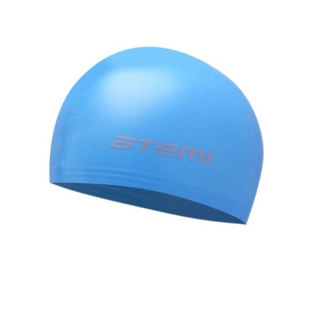 ATEMI TC303 swimming cap, children's, thin silicone, blue color