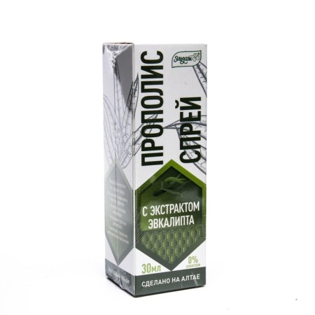 Propolis Spray "Elsam" with eucalyptus with colds, natural antiseptic, 30 ml