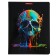 Notebook of 48 sheets in the cage "Bright Skulls", cover coated cardboard, UV-lak, mix