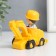 Souvenir Polystone "Baby Builder at the excavator" 7.5x4x7.7 cm