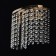 Bra “Cascade”, size 20x12x18 cm, 80W 2xg9 IP 20