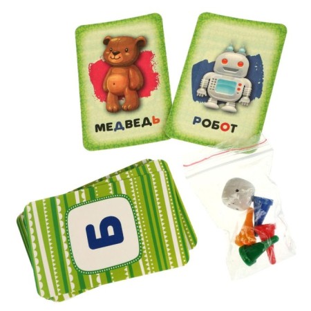 Training board game "ABC", 2-4 players, 5+-3