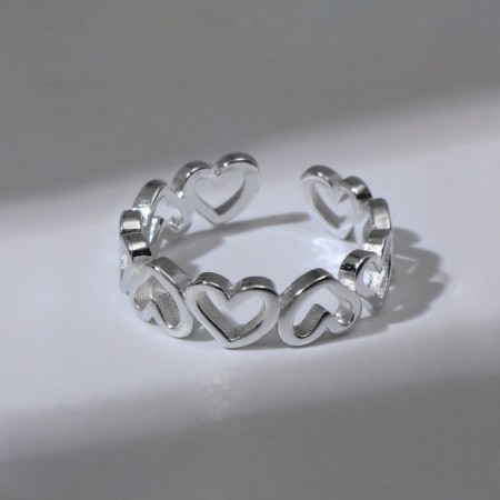 Ring "Heart" Feeling, Color silver, dimensionless-2
