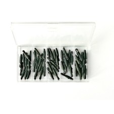A set of connectors, in a box, 100x50x17 mm, 50 pcs, black color