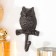 Hook decorative cast iron "owl" 12x7x3 cm