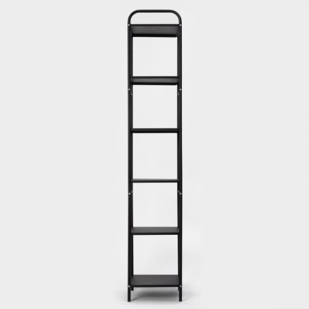 Six -haired floor rack 29 × 29 × 158.5 cm, black color-3