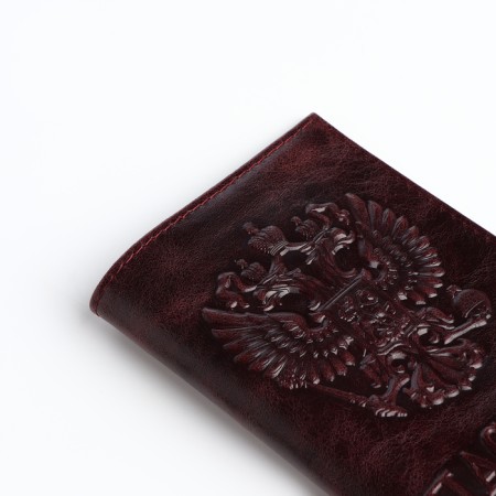 Passport cover, brown color-4