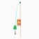 Domestico-cock on a wooden stick for cats, green,