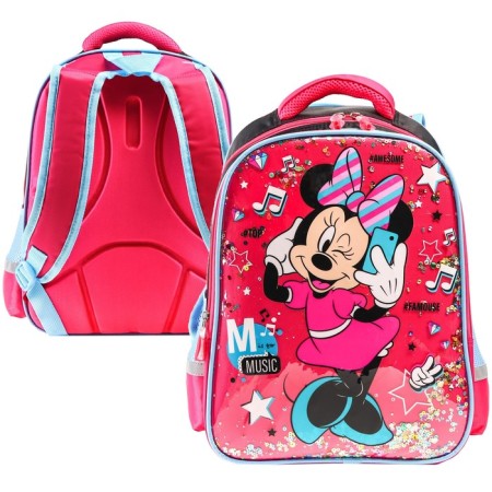 School backpack, 39 cm x 30 cm x 14 cm "Music", Minnie Mouse-1