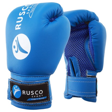 Gloves Boxing children's ruscosport, blue, size 6 oz