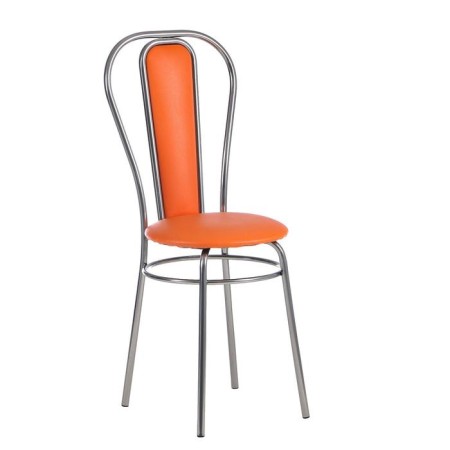 Bella chair orange/chrome