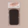 Manicure set, 7 items, in case, brown color