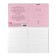 Notebook of 12 sheets in the slanting line of Erichkrause "Classic", covered cardboard, unit offset, whiteness 100%, pink