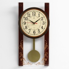 Watching clock, interior with a pendulum 